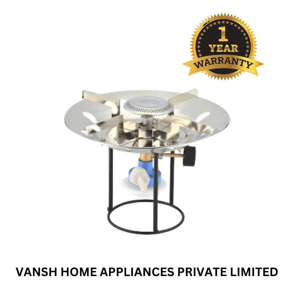 Vansh Homes Portable LPG Gas Stove – Stainless Steel, Compact &amp; ISI Certified ( VH-CT-09)