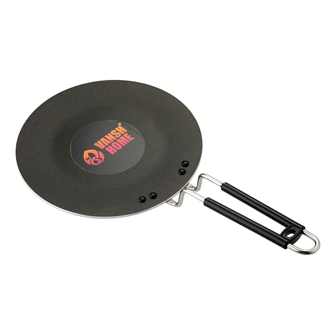 Vansh Homes Aluminium Non-Stick Dosa Tawa | Granite Finish | Induction Base | PFOA Free | High Temperature Resistant Exterior