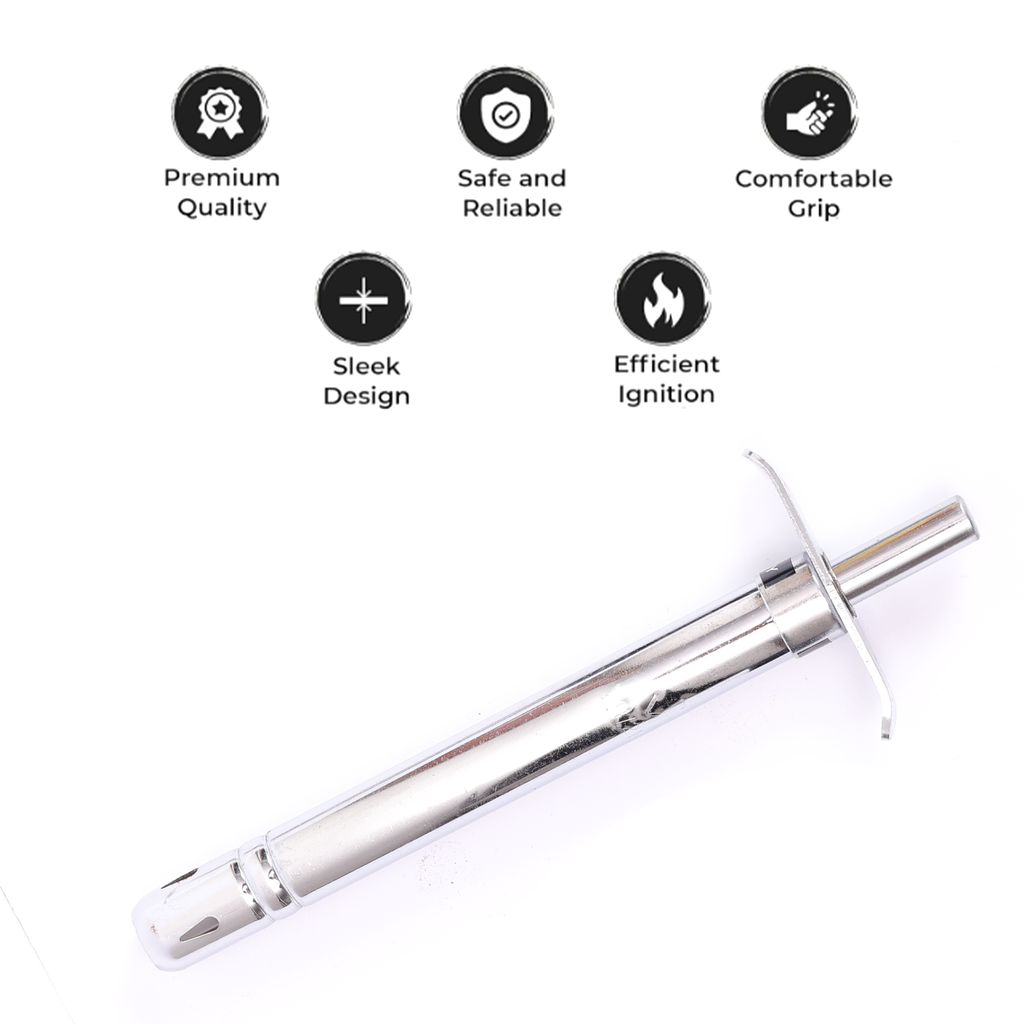 Vansh Homes Stainless Steel, 3-Piece Kit with Knife, Sharpener and Latch