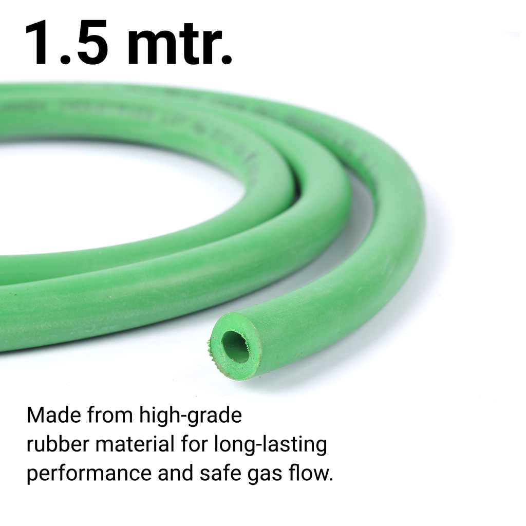 Lpg Hose Pipeansh Homes LPG Gas Hose Pipe | 1.5 Meter Standard Gas Pipe | High-Quality Rubber | ISI-Like Safety | Compatible with All Gas Stoves & Regulators | 5-Year Warranty (VI-LH-10)