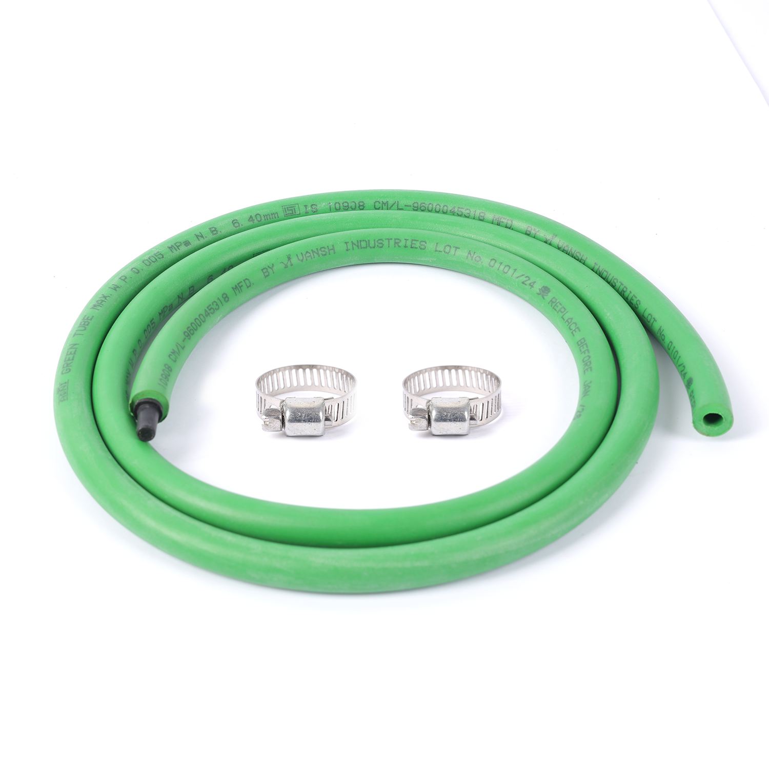 Vansh Homes Green Gas Pipe (12M / 15M / 30M / 50M) | Heavy Duty LPG Gas Hose for Kitchen Stove | Leak Proof & Heat Resistant | For Home & Commercial Use 5 Year Manufacturer Warranty
