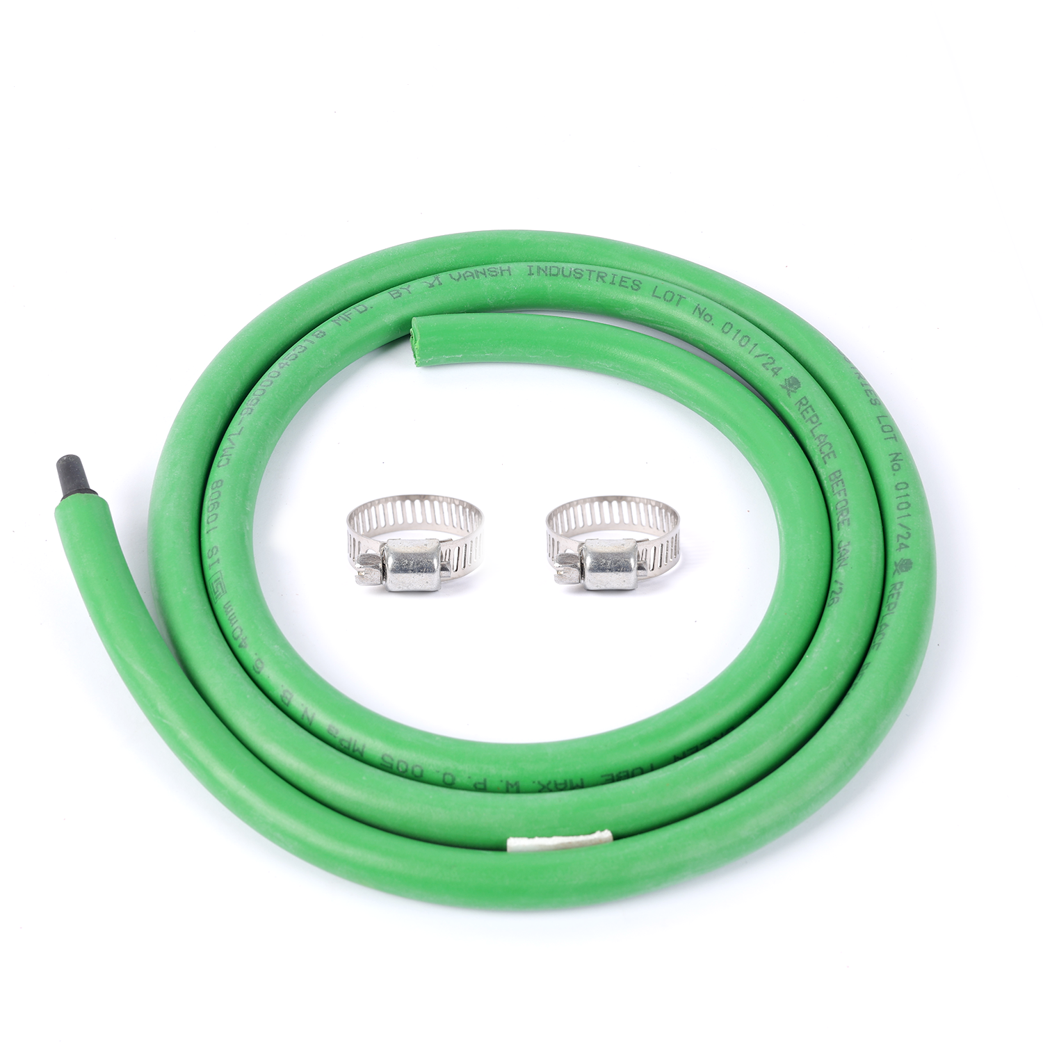 Lpg Hose Pipeansh Homes LPG Gas Hose Pipe | 1.5 Meter Standard Gas Pipe | High-Quality Rubber | ISI-Like Safety | Compatible with All Gas Stoves & Regulators | 5-Year Warranty (VI-LH-10)