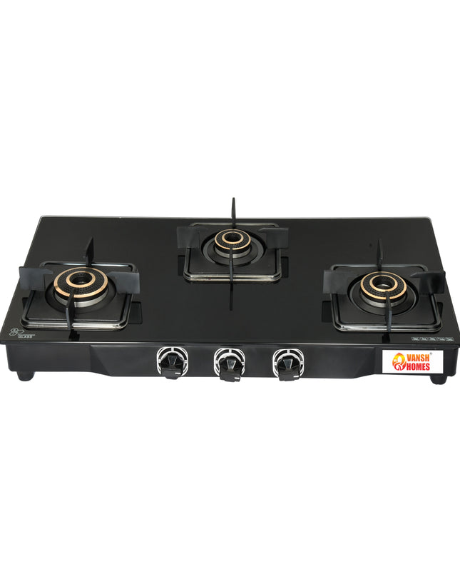 Vansh Homes Flamingo Dahlia LPG Stove Glass Top
