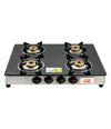 Vansh Homes Glimmer 4 Burner PNG Stove Glass Top