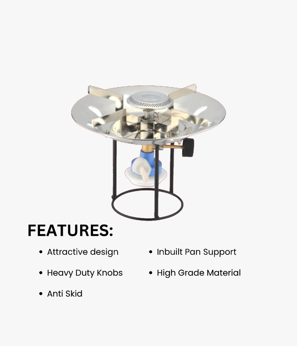 Vansh Homes LPG Cooktop With Nylon Knob Gas Stove
