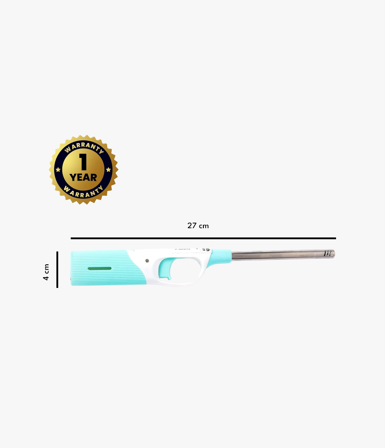 Vansh Homes Multipurpose Flame Gas Lighter With Refill Turquoise
