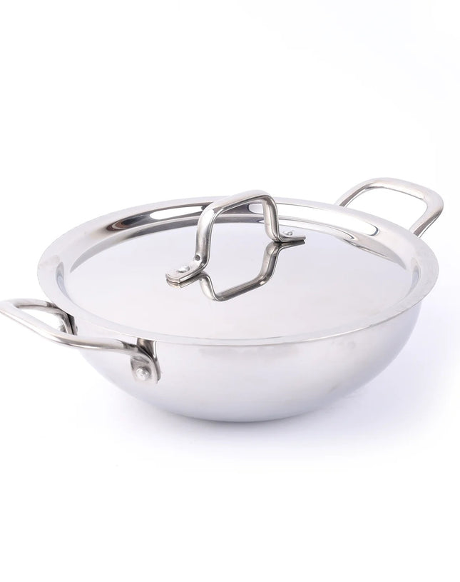 Vansh Homes Kadahi Tri-Ply Cookware 240 mm