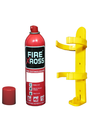Xross ABC Dry Powder Fire Extinguisher | ISI Certified | Multi-Purpose for Class A, B & C Fires | Anti-Corrosive Body | Home, Office, Car & Industrial Use (VH-FX-02)