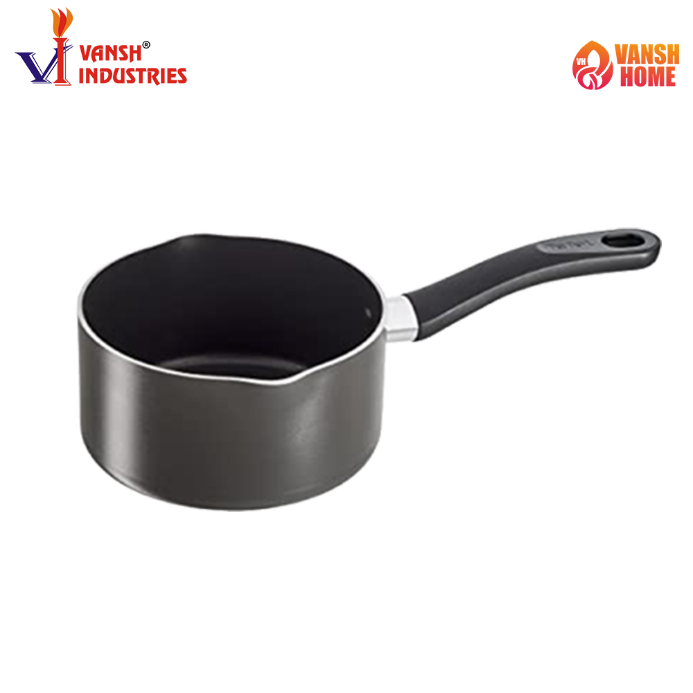Vansh Homes  Delicia Powerglide Non-Stick  Sauce Pan (Black)