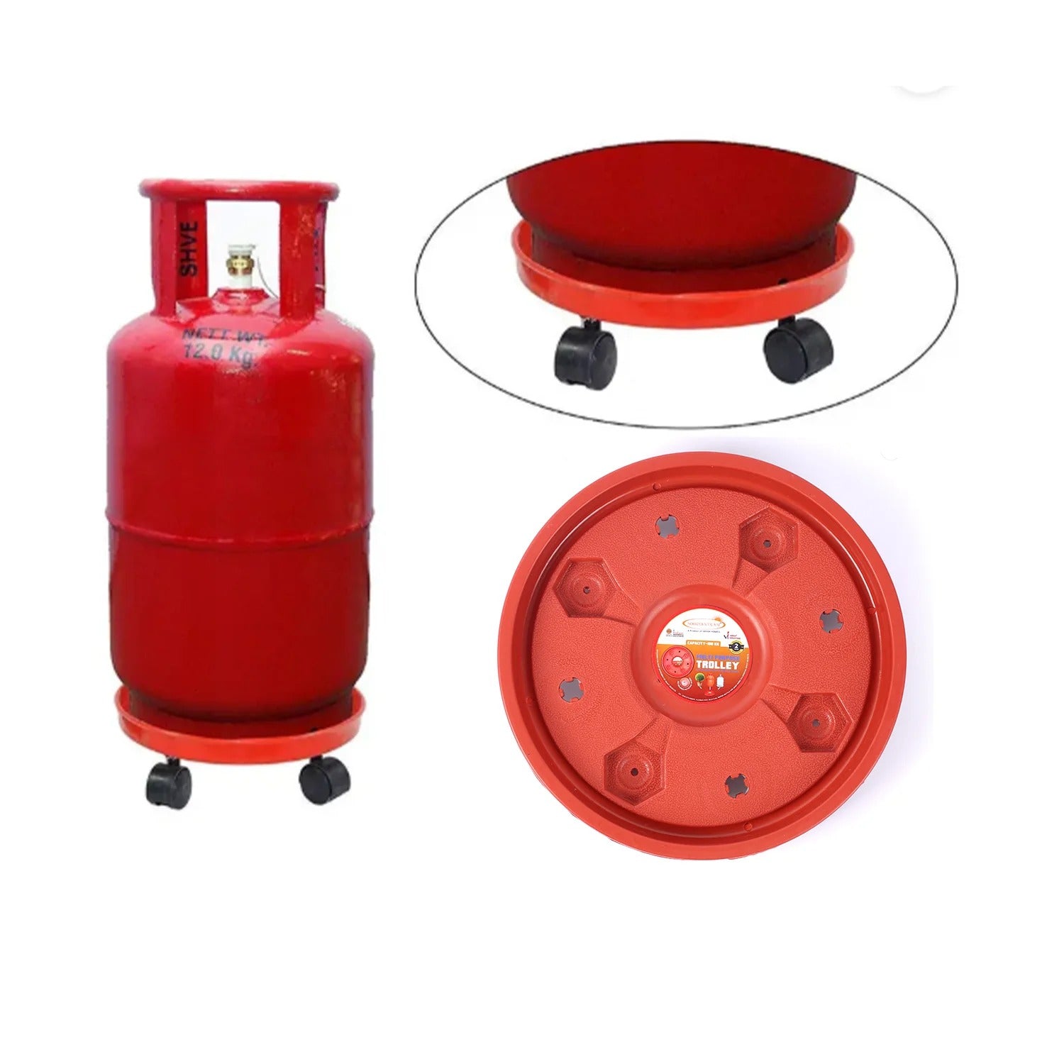Vansh Homes Cylinder Trolley