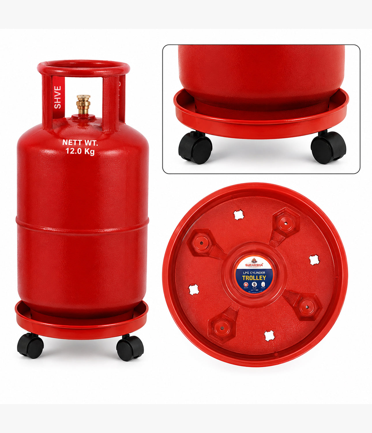 Vansh Homes Cylinder Trolley