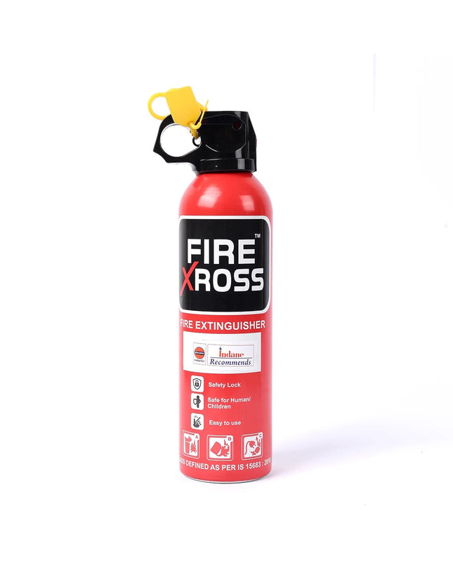 Fire Xross Portable Fire Extinguisher For A B C Fire Class With Safety Lock