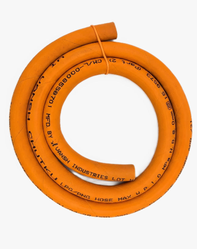 Agni Wire Reinforced LPG | PNG Hose Pipe 1 Mtr.