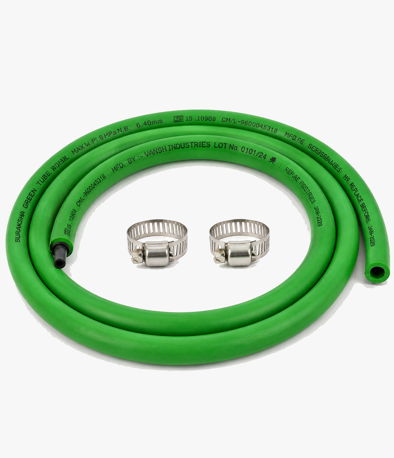 Agni LPG Green Tube 1.5 Mtr.