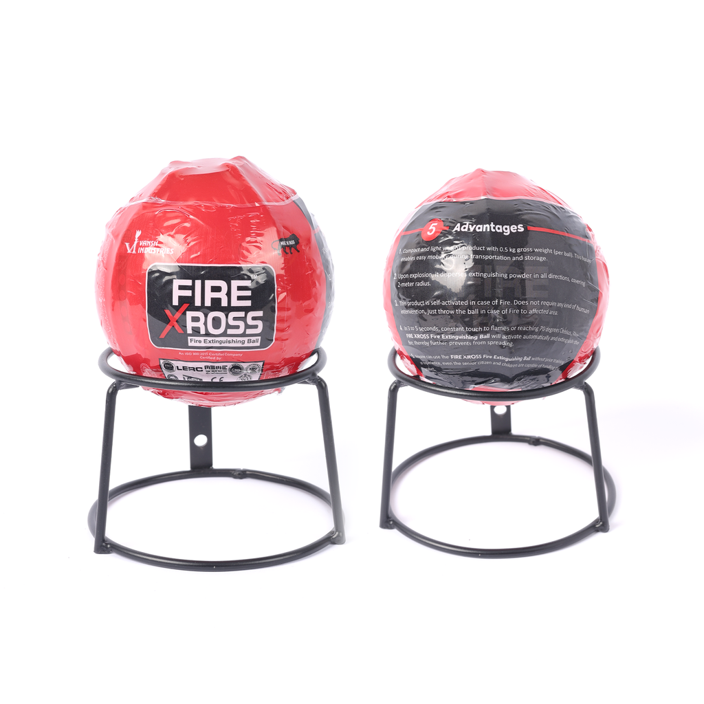 Vansh Homes Fire Safety Ball | Automatic Fire Extinguisher Ball | 360° Fast Activation | Maintenance-Free Fire Protection | Home, Kitchen, Office, Car & Shop Use